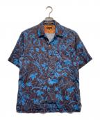 PAUL SMITHポールスミス）の古着「オープンカラーシャツ」｜ネイビー