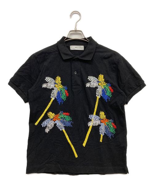TOGA VIRILIS（トーガ ビリリース）TOGA VIRILIS (トーガ ビリリース) EMBROIDERY POLO SHIRT ブラック サイズ:44の古着・服飾アイテム