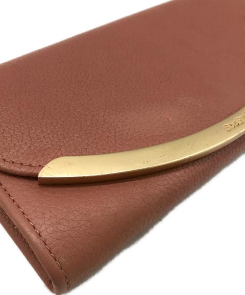 SEE BY CHLOE（シーバイクロエ）SEE BY CHLOE (シーバイクロエ) 長財布 ピンクの古着・服飾アイテム