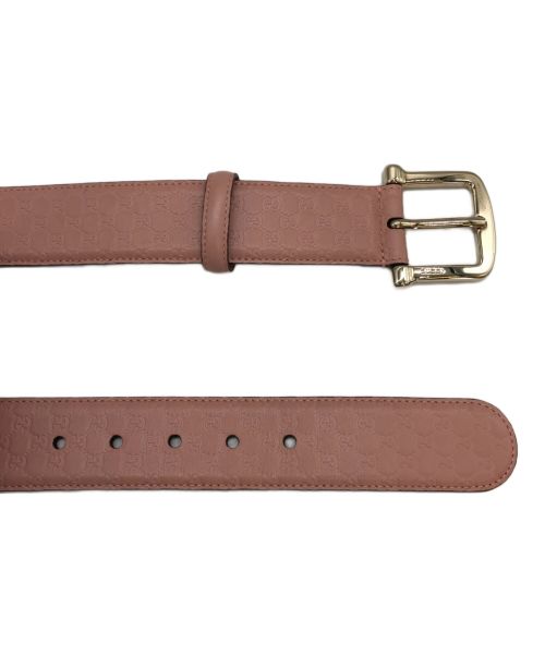 GUCCI（グッチ）GUCCI (グッチ) マイクログッチ ベルト ピンクの古着・服飾アイテム