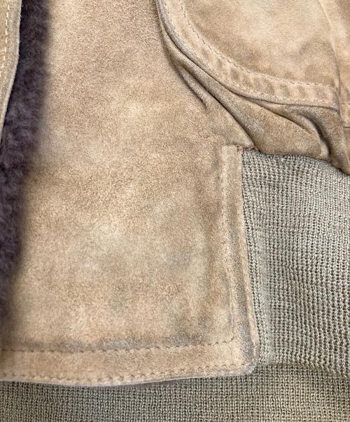 HERNO（ヘルノ）HERNO (ヘルノ) ムートンジャケット ベージュ サイズ:42の古着・服飾アイテム