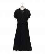 CELFORDセルフォード）の古着「ストレッチレースナローワンピース」｜ブラック