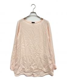 theory（セオリー）の古着「とろみシルクカットソー」｜ピンク