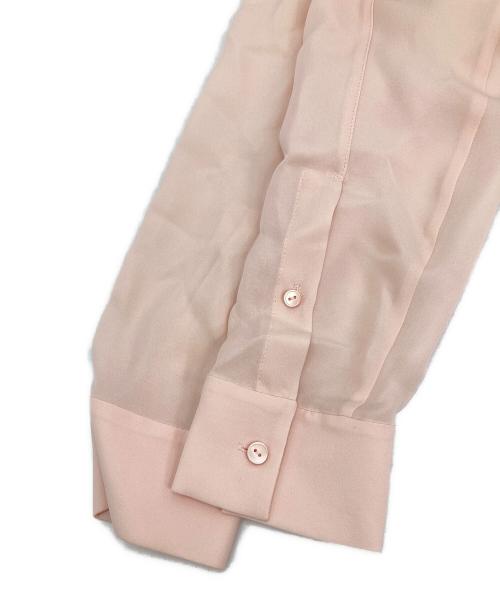 theory（セオリー）theory (セオリー) とろみシルクカットソー ピンク サイズ:Sの古着・服飾アイテム