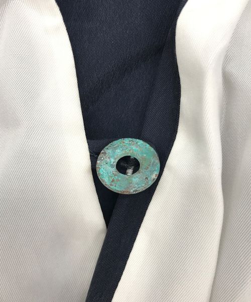 KOZABURO（コウザブロウ）KOZABURO (コウザブロウ) リバーシブルキノウコート ホワイト×ネイビー サイズ:2の古着・服飾アイテム