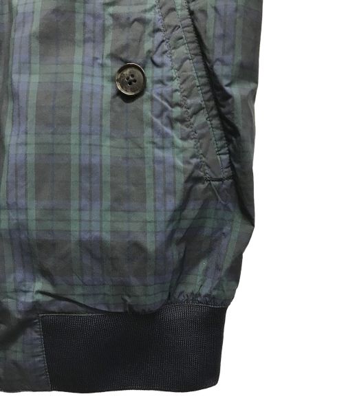 BARACUTA（バラクータ）BARACUTA (バラクータ) LIGHT G9ブラックウォッチ スイングトップ ブルゾン グリーン サイズ:38の古着・服飾アイテム