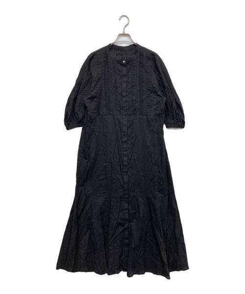 green label relaxing（グリーンレーベルリラクシング）green label relaxing (グリーンレーベルリラクシング) ブラウスワンピース ブラック サイズ:Fの古着・服飾アイテム