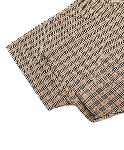 BURBERRY BLACK LABEL（バーバリーブラックレーベル）BURBERRY BLACK LABEL (バーバリーブラックレーベル) チェックシャツ ベージュ サイズ:2の古着・服飾アイテム