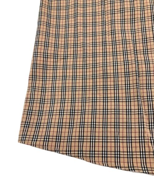 BURBERRY BLACK LABEL（バーバリーブラックレーベル）BURBERRY BLACK LABEL (バーバリーブラックレーベル) チェックシャツ ベージュ サイズ:2の古着・服飾アイテム