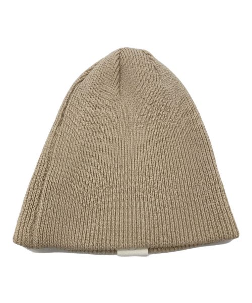 kijima takayuki（キジマタカユキ）KIJIMA TAKAYUKI (キジマタカユキ) COTTON ACRYLIC WATCH CAP ベージュの古着・服飾アイテム