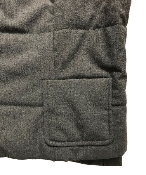 FOXEY NEWYORK（フォクシーニューヨーク）FOXEY NEWYORK (フォクシーニューヨーク) 中綿ジャケット グレー サイズ:42の古着・服飾アイテム