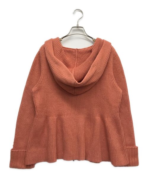 FOXEY NEWYORK（フォクシーニューヨーク）FOXEY NEWYORK (フォクシーニューヨーク) エンジェル ヘアコットンパーカ オレンジ サイズ:42の古着・服飾アイテム