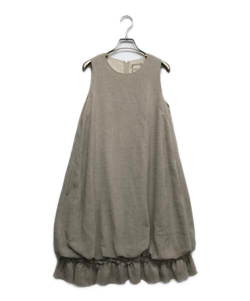 daisy lin for foxey（デイジーリン フォー フォクシー）DAISY LIN for FOXEY (デイジーリン フォー フォクシー) ノースリーブワンピース ベージュ サイズ:40の古着・服飾アイテム