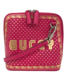 GUCCI（グッチ）の古着「SEGA プリント ミニショルダーバッグ」｜ピンク