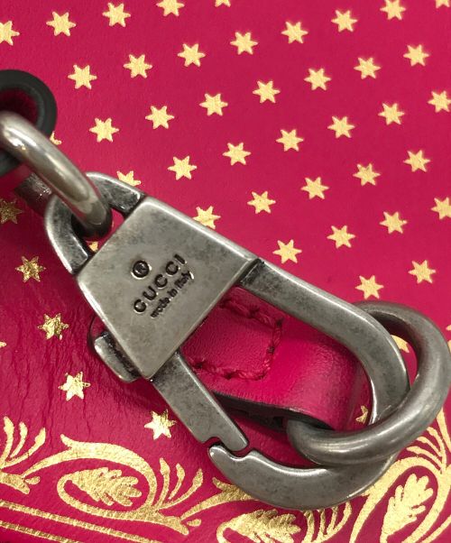 GUCCI（グッチ）GUCCI (グッチ) SEGA プリント ミニショルダーバッグ ピンクの古着・服飾アイテム