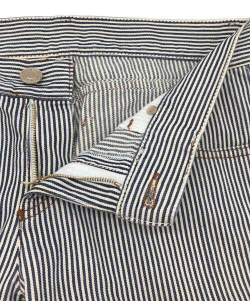 GUCCI（グッチ）GUCCI (グッチ) ストライプパンツ ホワイト×ブルー サイズ:38の古着・服飾アイテム