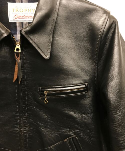 Trophy Clothing（トロフィークロージング）Trophy Clothing (トロフィークロージング) HUMMING BIRD JACKET ブラック サイズ:36の古着・服飾アイテム
