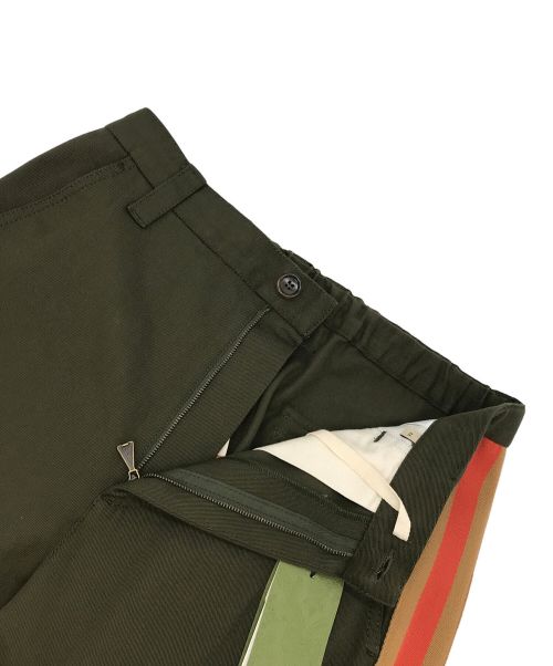 GUCCI（グッチ）GUCCI (グッチ) トラックトコットンパンツ グリーン サイズ:46 未使用品の古着・服飾アイテム