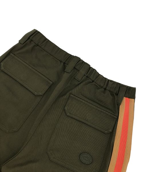 GUCCI（グッチ）GUCCI (グッチ) トラックトコットンパンツ グリーン サイズ:46 未使用品の古着・服飾アイテム