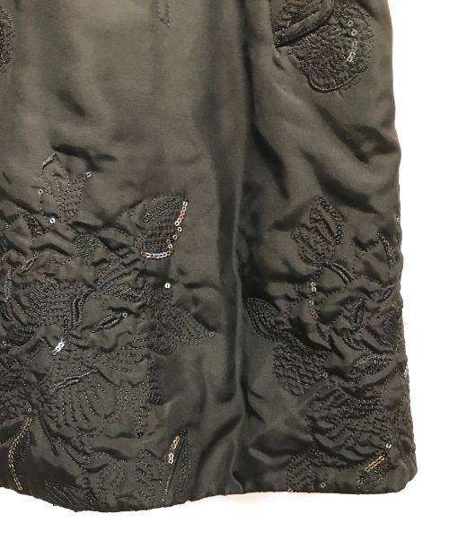 LEONARD（レオナール）LEONARD (レオナール) シルク中綿コート ブラック サイズ:42の古着・服飾アイテム