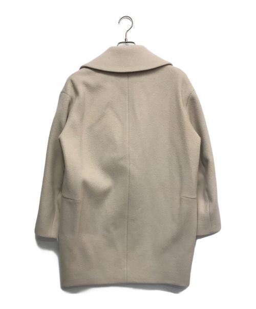 IENA（イエナ）IENA (イエナ) super140 ウールコクーンショートコート ベージュ サイズ:36の古着・服飾アイテム