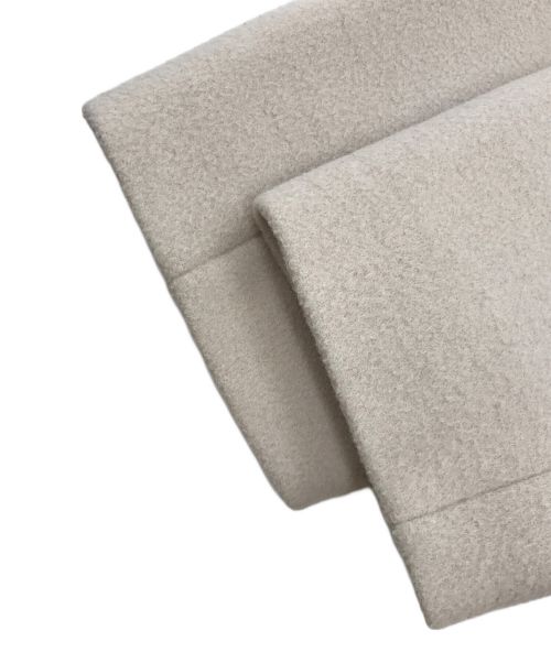 IENA（イエナ）IENA (イエナ) super140 ウールコクーンショートコート ベージュ サイズ:36の古着・服飾アイテム