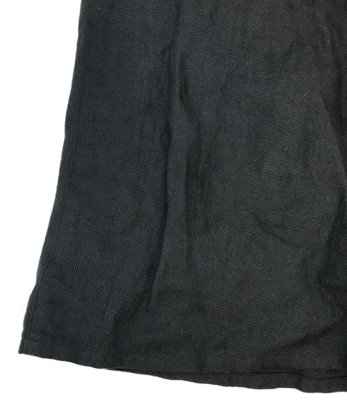 intoca（イントゥーカ）intoca (イントゥーカ) リネンロングスカート ブラック サイズ:1の古着・服飾アイテム