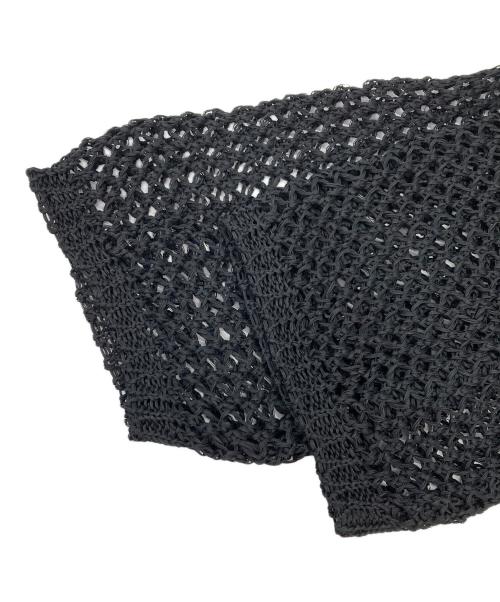 maison de dolce（メゾンドドルチェ）maison de dolce (メゾンドドルチェ) クロシェニット ブラック サイズ:Fの古着・服飾アイテム