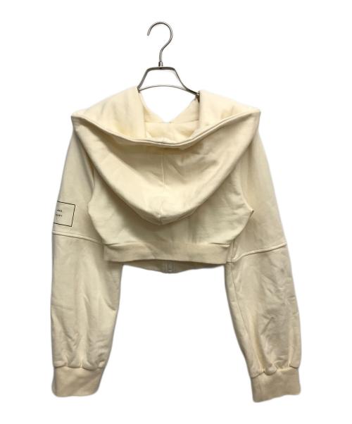 ANDMARY（アンドマリー）ANDMARY (アンドマリー) ニコラフーディートップスパーカー ベージュ サイズ:Fの古着・服飾アイテム