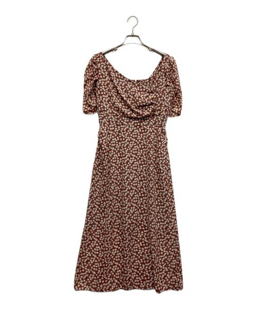 HER LIP TO（ハーリップトゥ）Her lip to (ハーリップトゥ) チェリーパターン ワンピース レッド サイズ:Mの古着・服飾アイテム