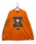 HARLEY-DAVIDSON（ハーレーダビッドソン）の古着「袖プリント長袖Tシャツ」｜オレンジ