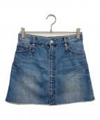 Adam et Ropeアダム エ ロペ）の古着「アジャストデニムミニスカート」｜インディゴ