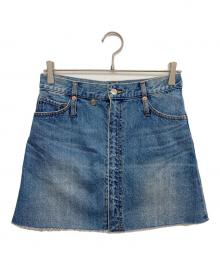 Adam et Rope（アダム エ ロペ）の古着「アジャストデニムミニスカート」｜インディゴ