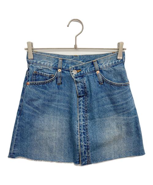 Adam et Rope（アダム エ ロペ）Adam et Rope (アダム エ ロペ) アジャストデニムミニスカート インディゴ サイズ:36の古着・服飾アイテム