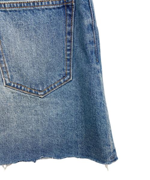 Adam et Rope（アダム エ ロペ）Adam et Rope (アダム エ ロペ) アジャストデニムミニスカート インディゴ サイズ:36の古着・服飾アイテム