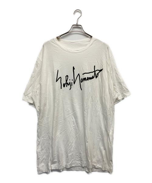 GROUND Y（グラウンドワイ）GROUND Y (グラウンドワイ) プリントTシャツ ホワイト サイズ:3の古着・服飾アイテム