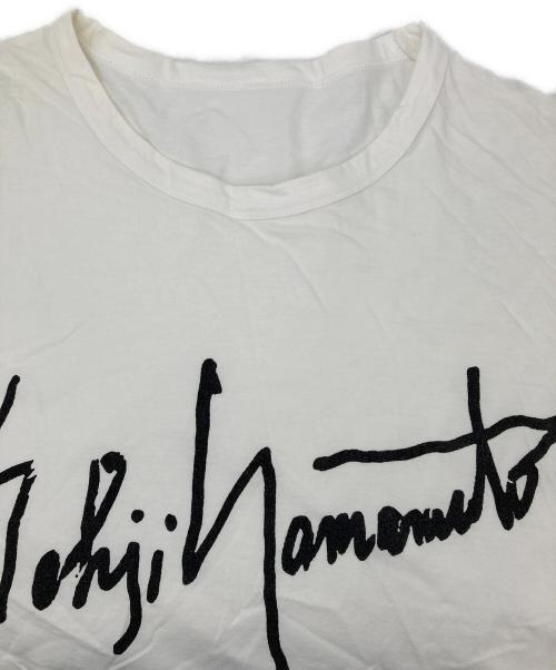 GROUND Y（グラウンドワイ）GROUND Y (グラウンドワイ) プリントTシャツ ホワイト サイズ:3の古着・服飾アイテム