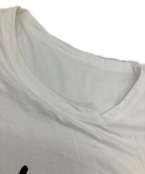 GROUND Y（グラウンドワイ）GROUND Y (グラウンドワイ) プリントTシャツ ホワイト サイズ:3の古着・服飾アイテム