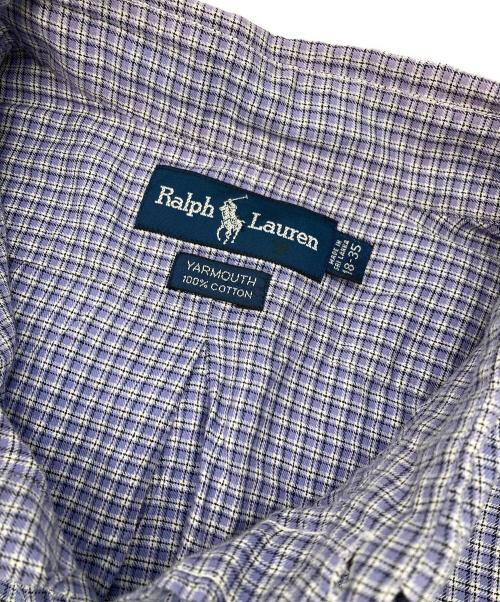 RALPH LAUREN（ラルフローレン）RALPH LAUREN (ラルフローレン) ボタンダウンシャツ ブルー サイズ:18-35の古着・服飾アイテム