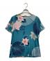 LEONARD (レオナール) 花柄シルクカットソー スカイブルー サイズ:44：5000円