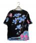 LEONARD (レオナール) 花柄シルクカットソー ブラック サイズ:46：5000円