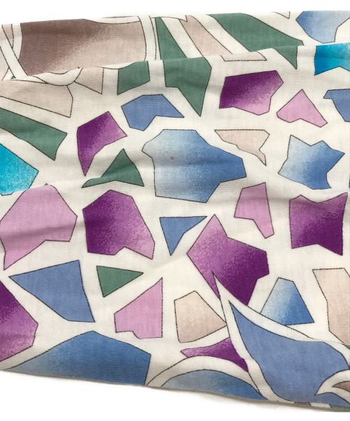 LEONARD（レオナール）LEONARD (レオナール) 総柄カーディガン パープル サイズ:40の古着・服飾アイテム