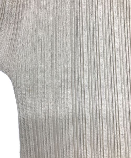 PLEATS PLEASE（プリーツプリーズ）PLEATS PLEASE (プリーツプリーズ) 長袖プリーツカットソー ベージュ サイズ:3の古着・服飾アイテム