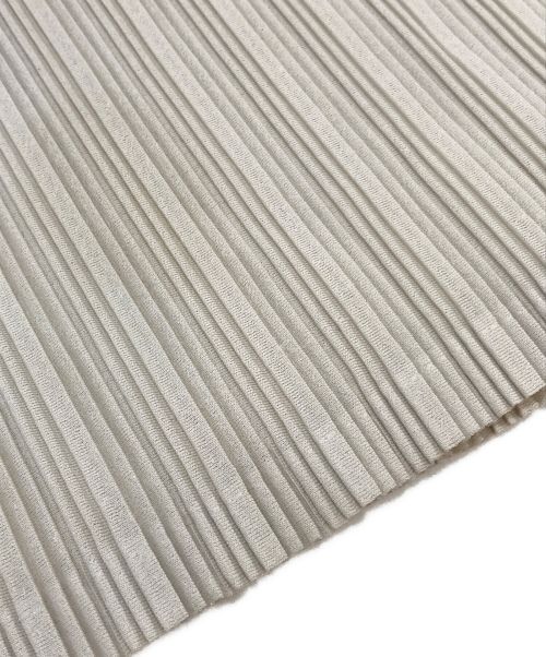 PLEATS PLEASE（プリーツプリーズ）PLEATS PLEASE (プリーツプリーズ) 長袖プリーツカットソー ベージュ サイズ:3の古着・服飾アイテム