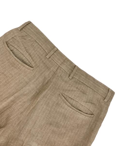 BRUNELLO CUCINELLI（ブルネロクチネリ）BRUNELLO CUCINELLI (ブルネロクチネリ) リネンスラックス ベージュ サイズ:46の古着・服飾アイテム