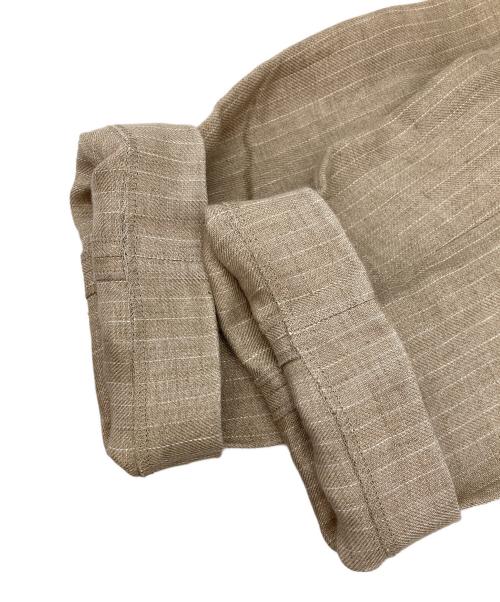 BRUNELLO CUCINELLI（ブルネロクチネリ）BRUNELLO CUCINELLI (ブルネロクチネリ) リネンスラックス ベージュ サイズ:46の古着・服飾アイテム