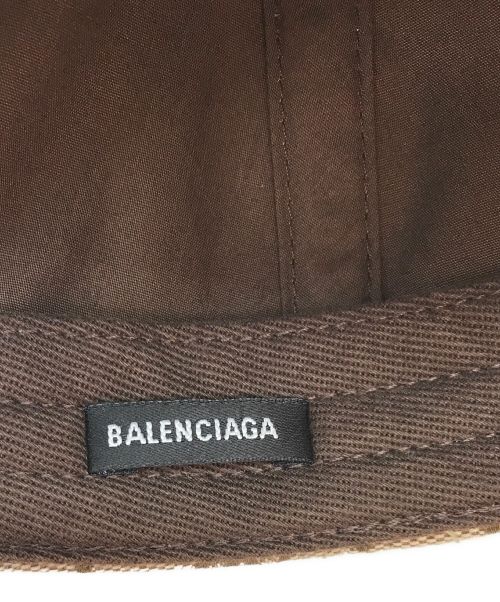 BALENCIAGA（バレンシアガ）BALENCIAGA (バレンシアガ) GUCCI (グッチ) ハッカープロジェクト グッチコラボ キャップ ベージュ サイズ:L / 59cmの古着・服飾アイテム