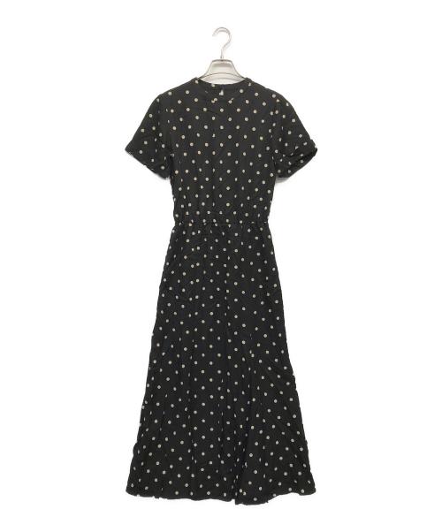 Mila Owen（ミラオーウェン）Mila Owen (ミラオーウェン) ブラウスワンピース ブラックの古着・服飾アイテム