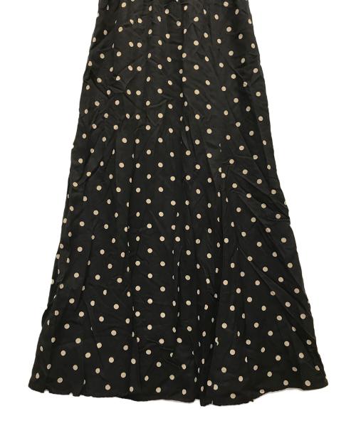 Mila Owen（ミラオーウェン）Mila Owen (ミラオーウェン) ブラウスワンピース ブラックの古着・服飾アイテム