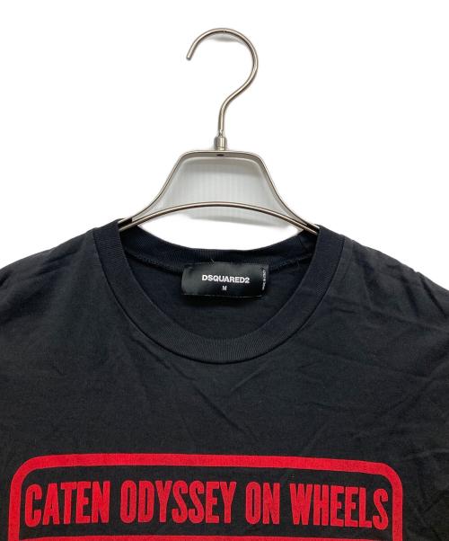 DSQUARED2（ディースクエアード）DSQUARED2 (ディースクエアード) ロゴTシャツ ブラック サイズ:Mの古着・服飾アイテム